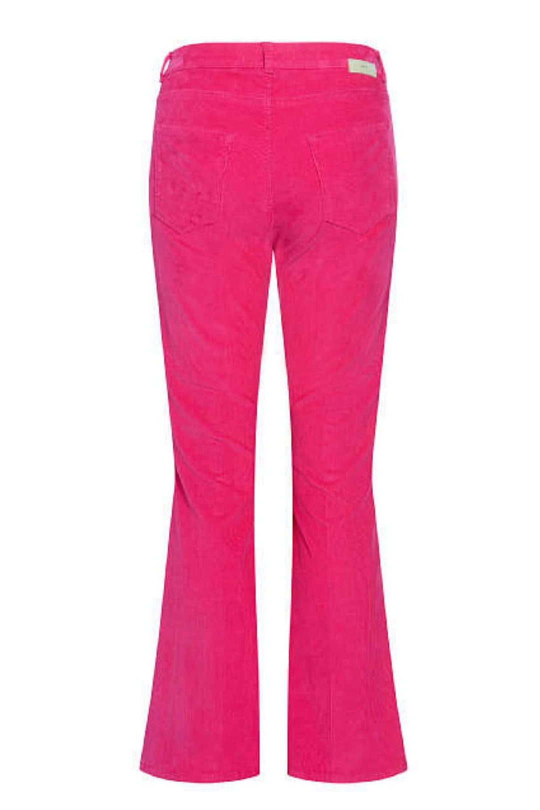 Pantalon velours côtelé SHAKIRA S, rose, slim bootcut, vue arrière, mode féminine, style polyvalent.