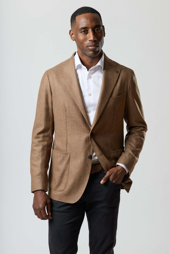 Tagliatore two-button wool jacket