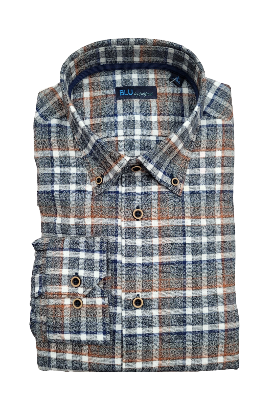 Chemise à carreaux texturés
