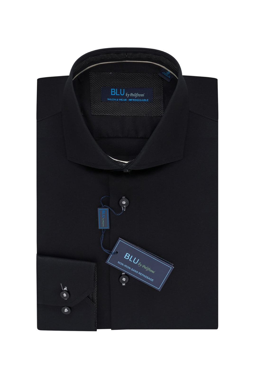 Chemise infroissable avec détails Homme - Chemise - Chemise habillée BLU