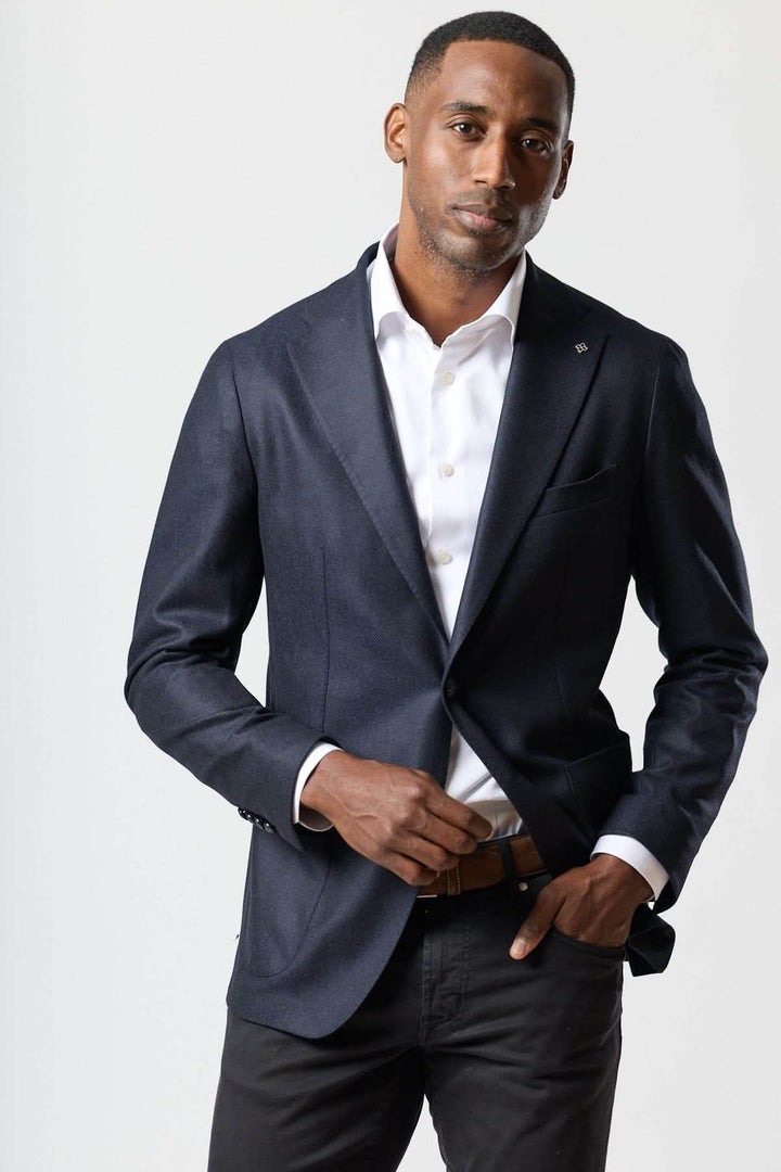 Tagliatore two-button wool jacket