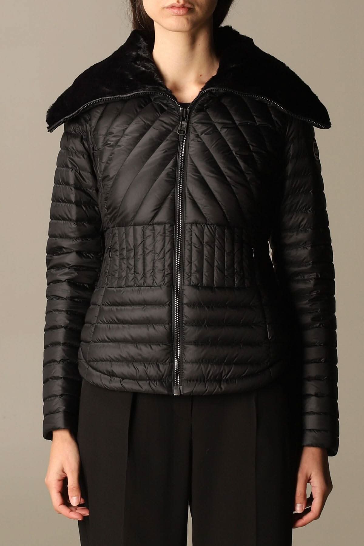 Manteau noir matelassé Colmar pour femme Valérie Simon