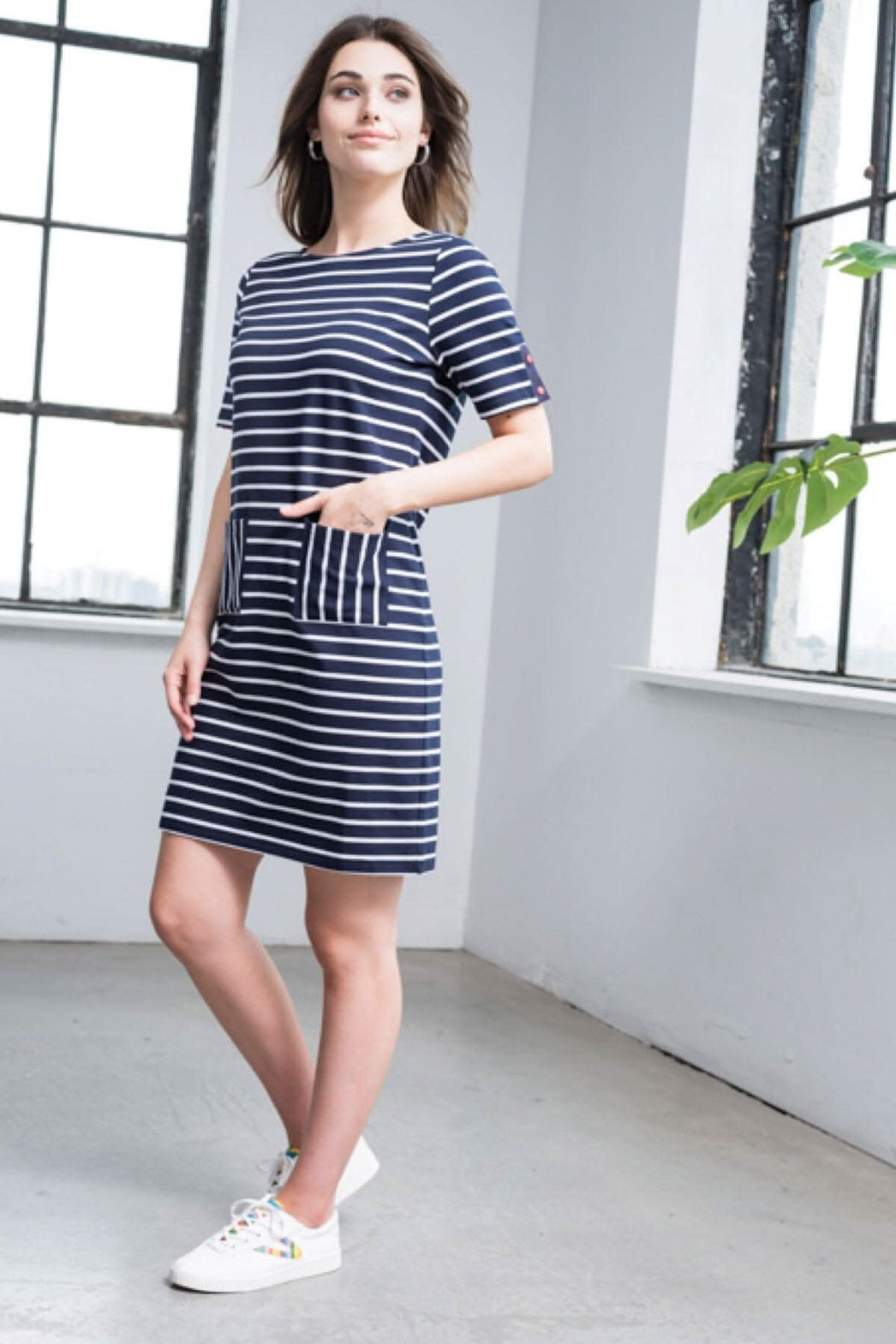 Robe à rayures nautiques Alison Sheri