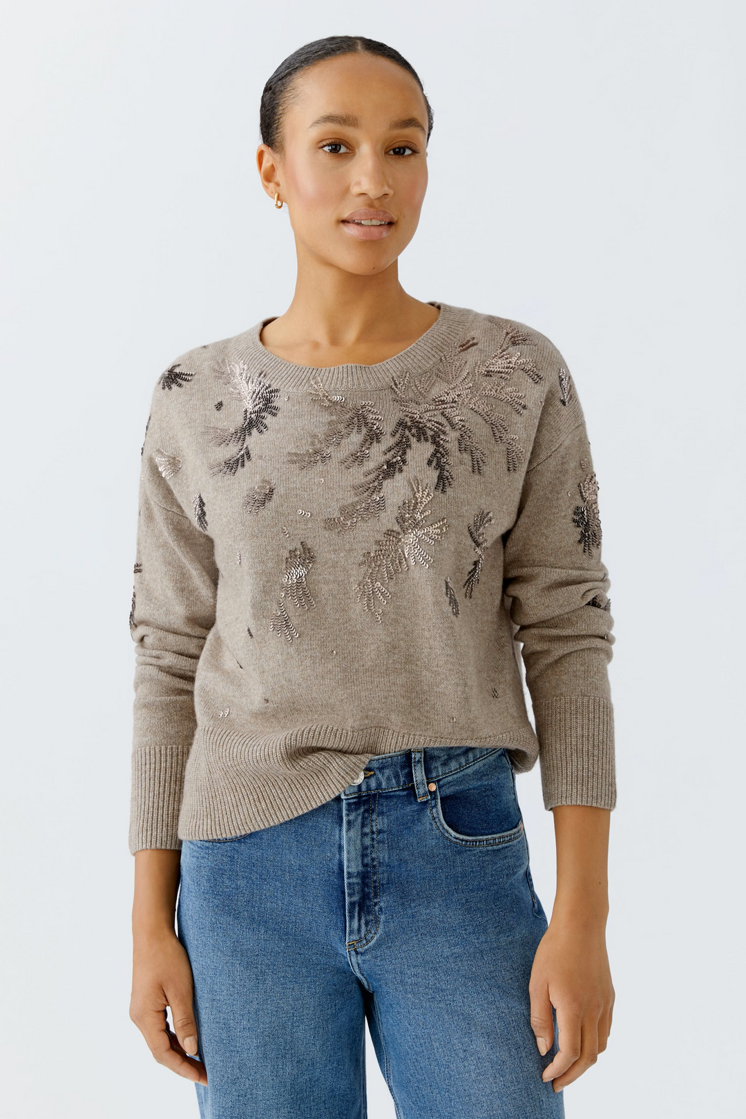 Embroidered sweater