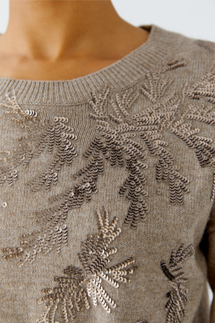 Embroidered sweater