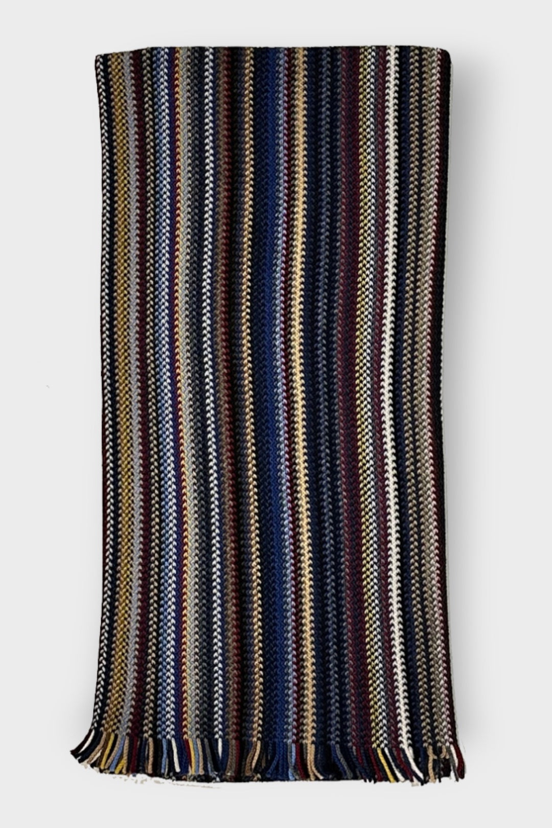 Foulard ligné multicolore