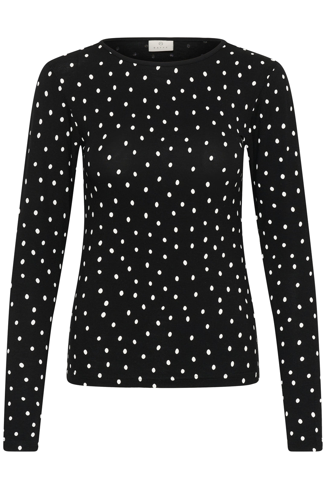 Bella Long-Sleeve Polka Dot T-Shirt
