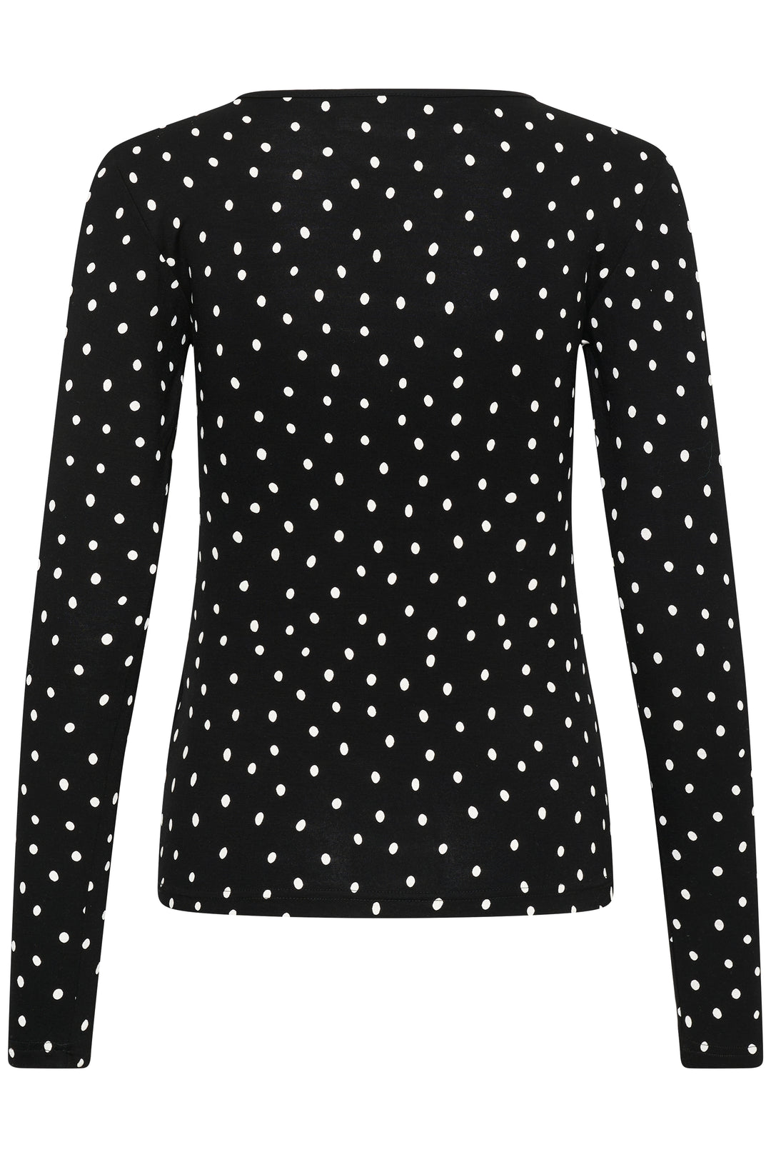 Bella Long-Sleeve Polka Dot T-Shirt