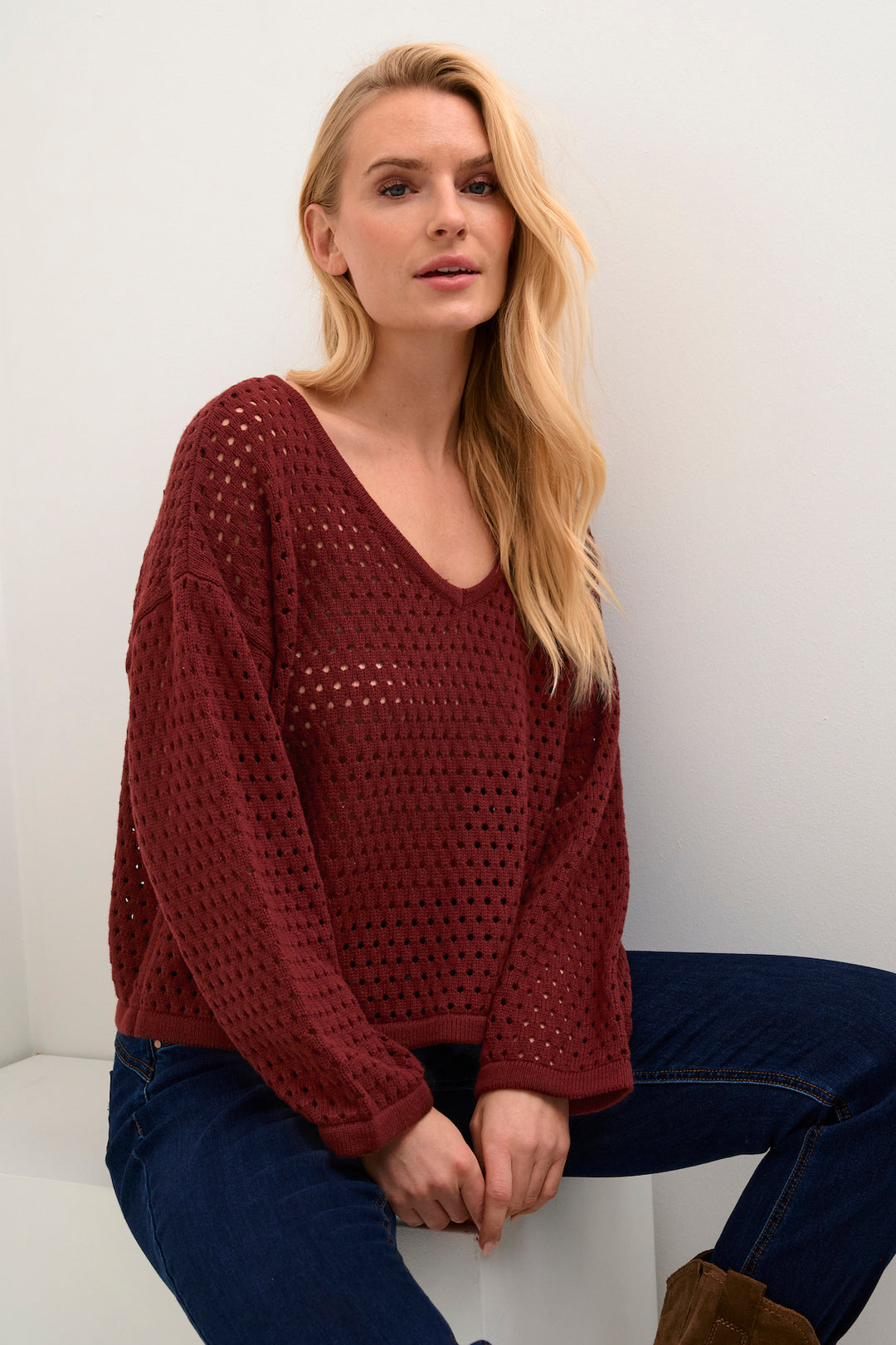 Wilow openwork sweater