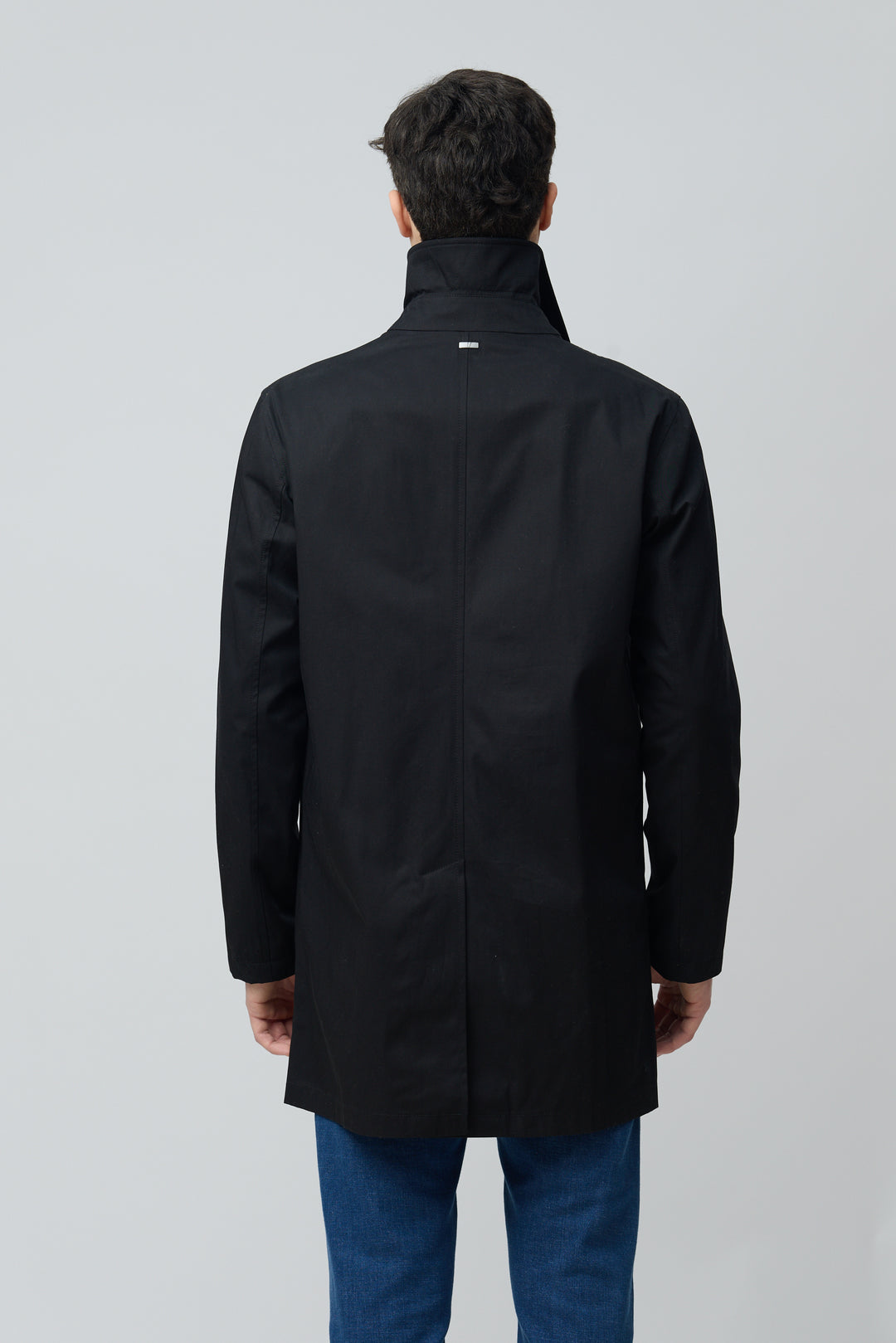 Impermeable en gabardine de coton