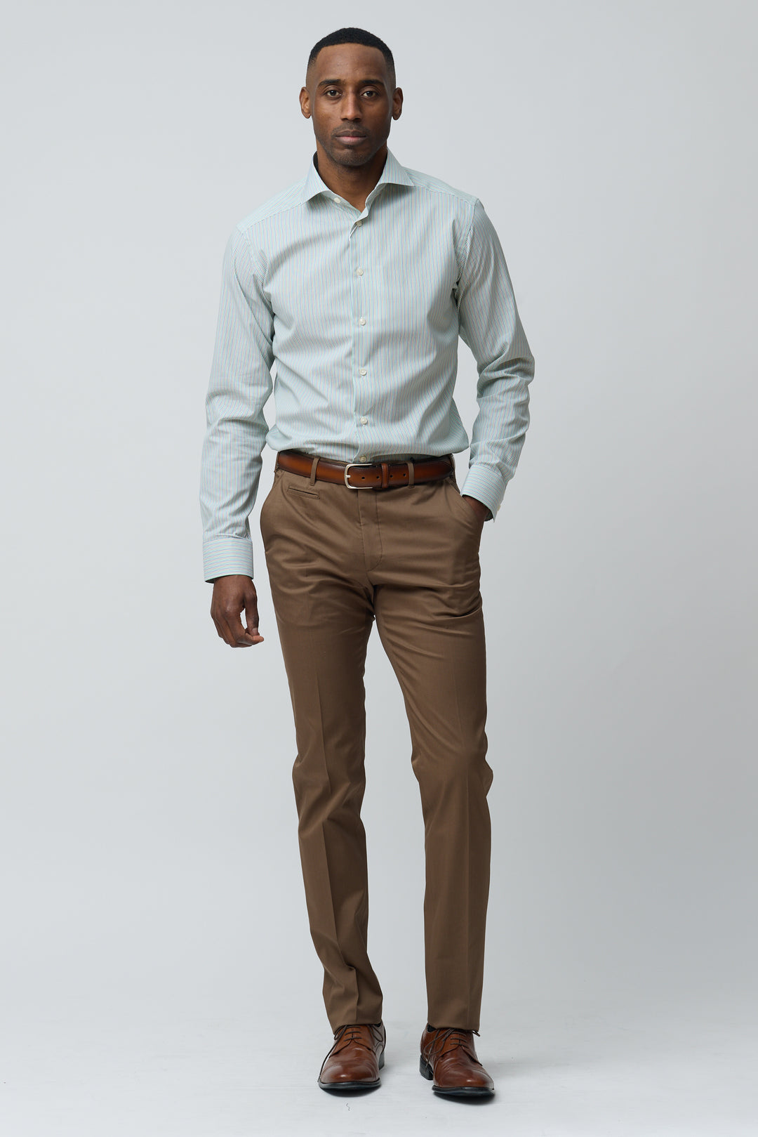 Pantalon habillé coupe ajustée