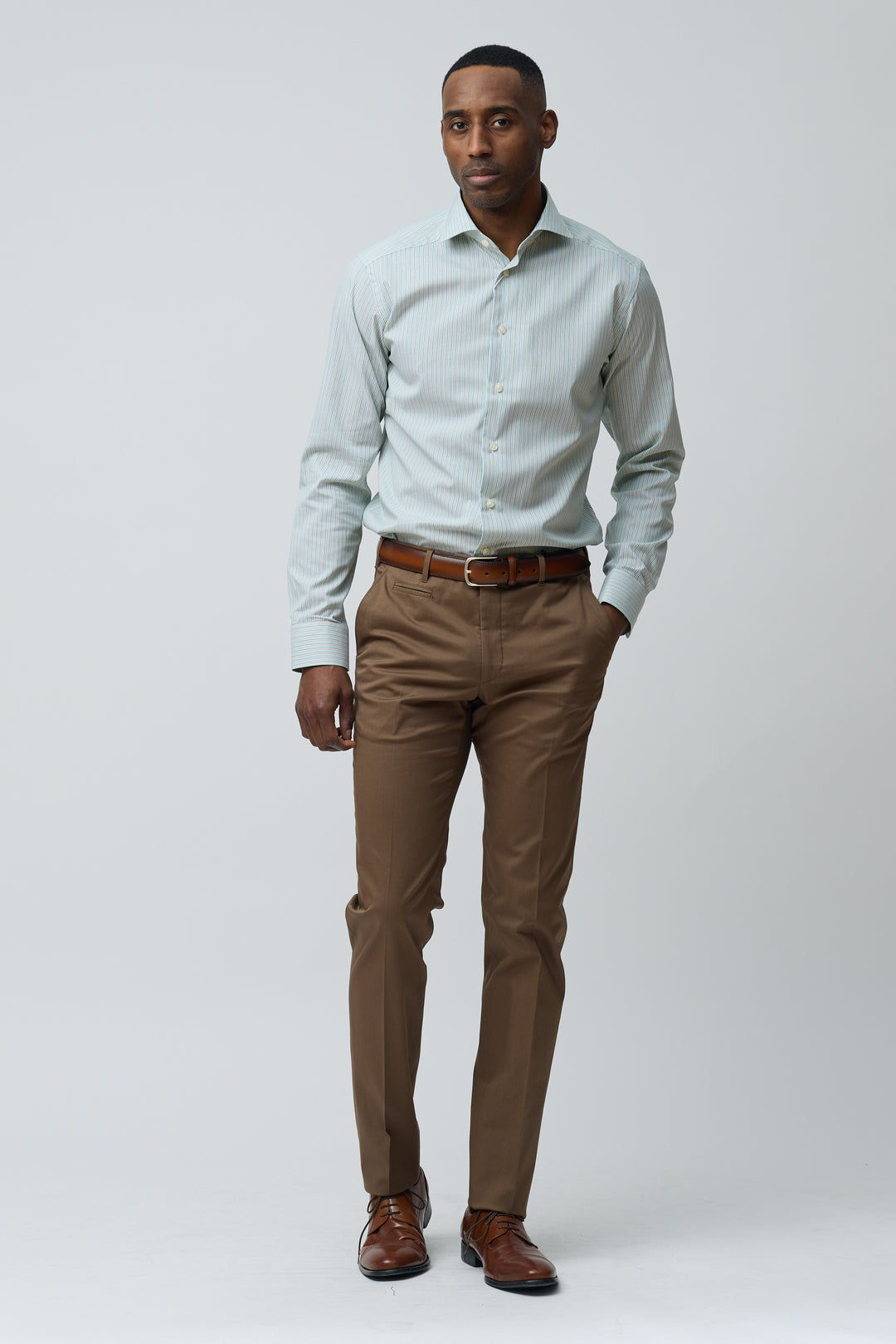 Pantalon habillé coupe ajustée