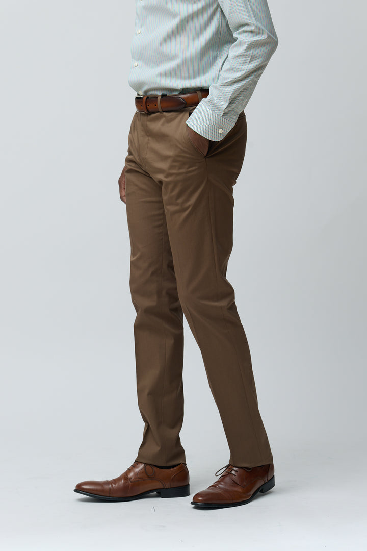 Pantalon habillé coupe ajustée