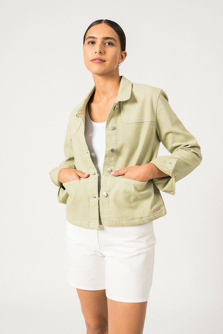 STE TEA cotton canvas jacket