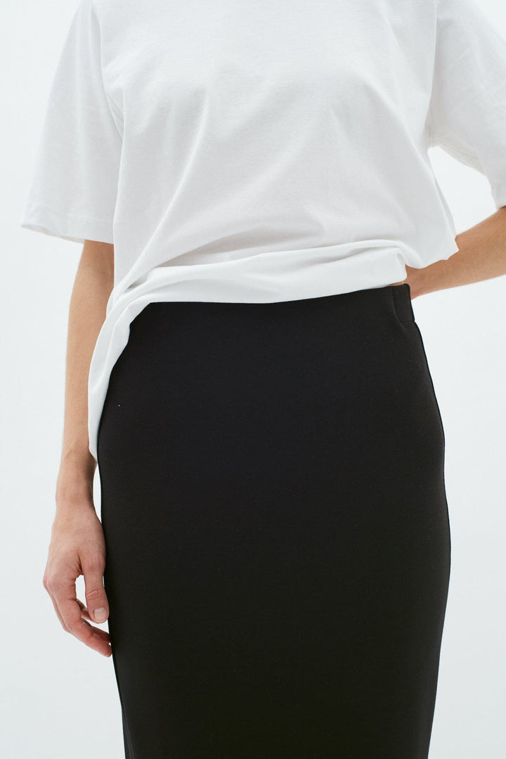 Jupe midi droite Aida