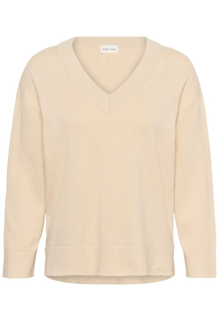 Charlin V-neck knit sweater 