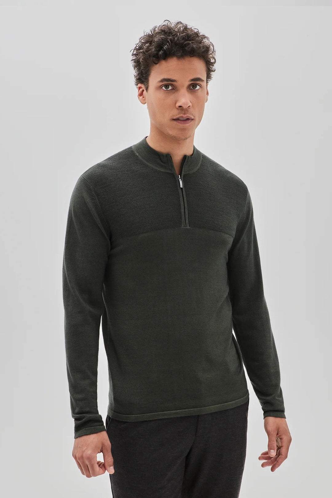 Newbury zipped sweater