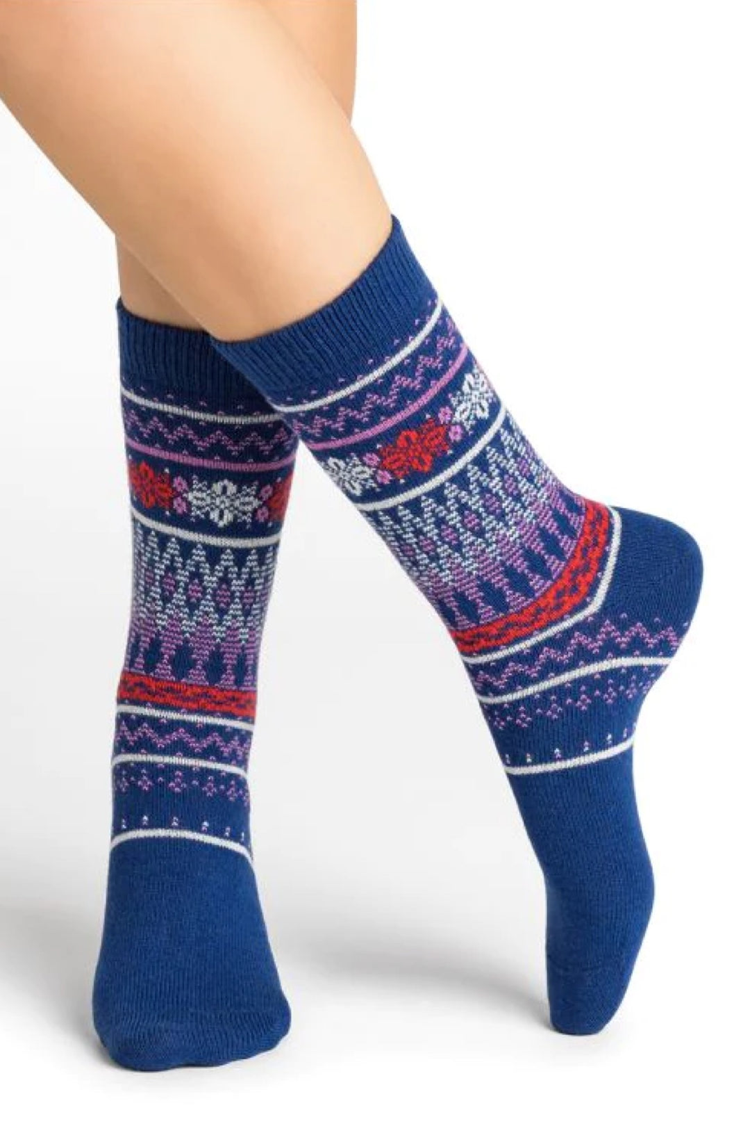 Norwegian pattern socks