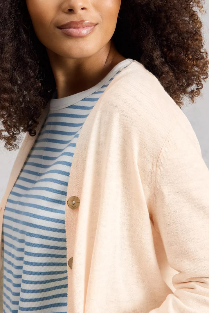 Cardigan en mélange de lin Nova