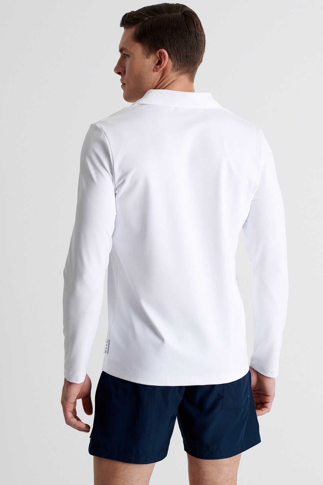 Long sleeve polo shirt