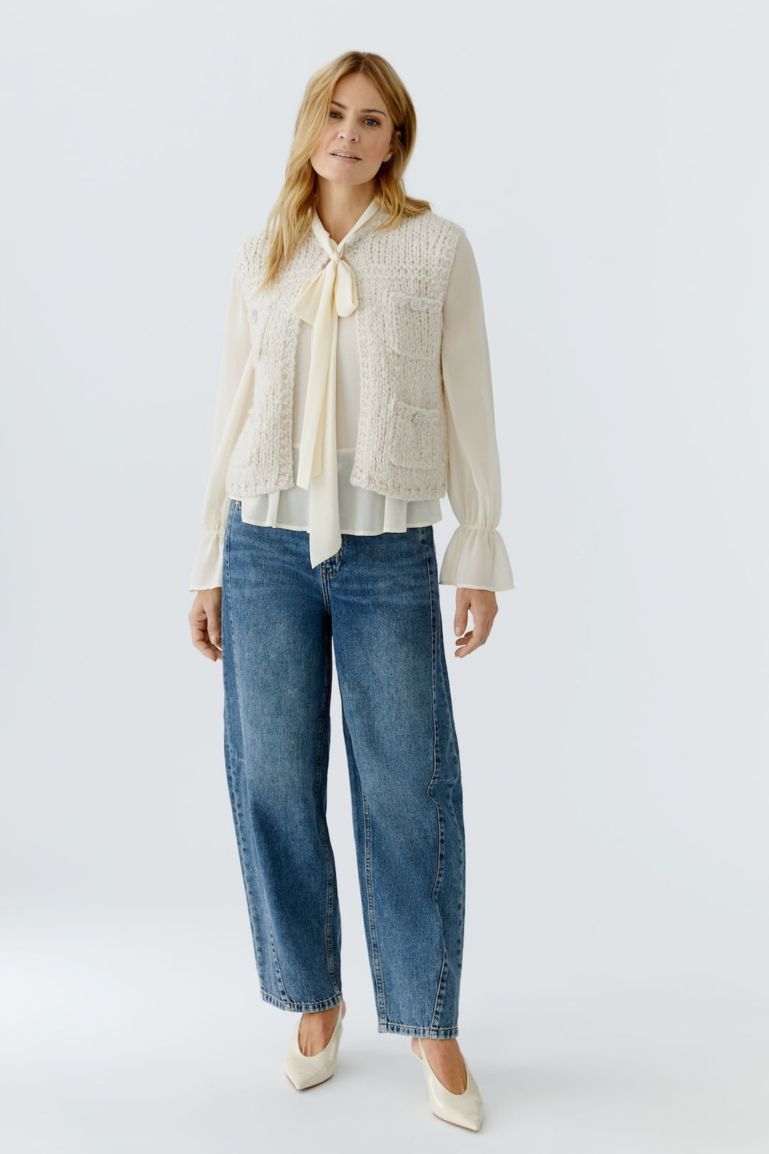 Haut sans manches en maille