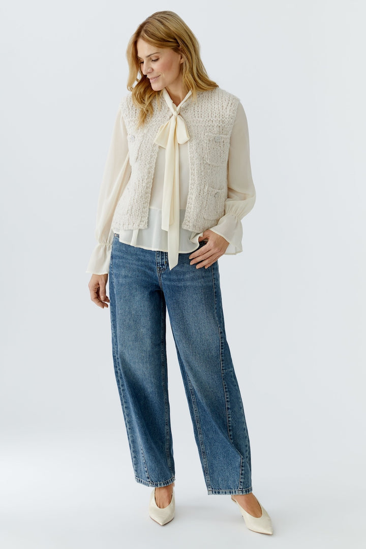 Haut sans manches en maille