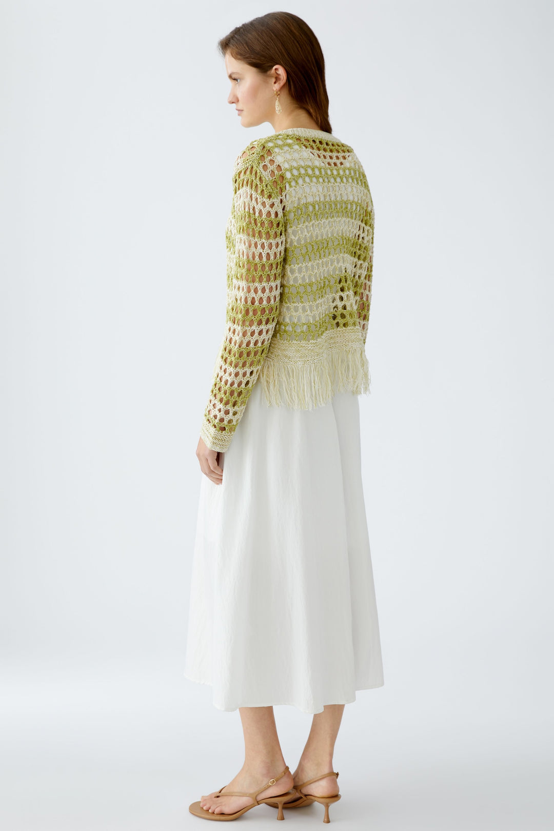 Openwork sweater