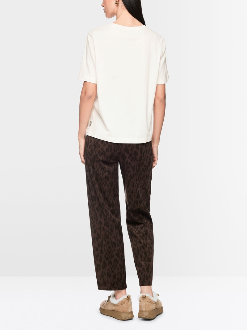 T-shirt en coton imprimé