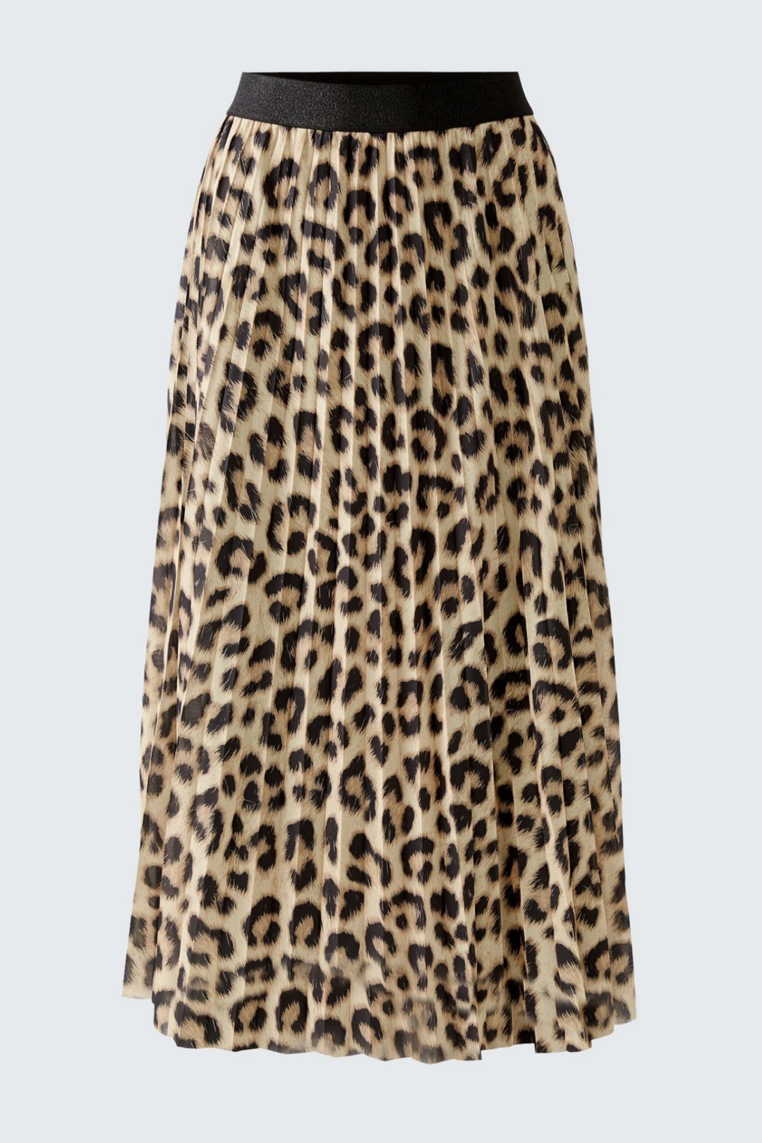 Leopard print long skirt