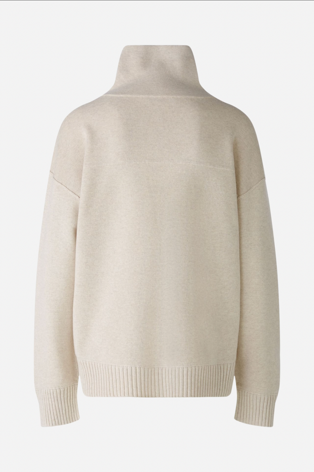 Stand-up collar knit