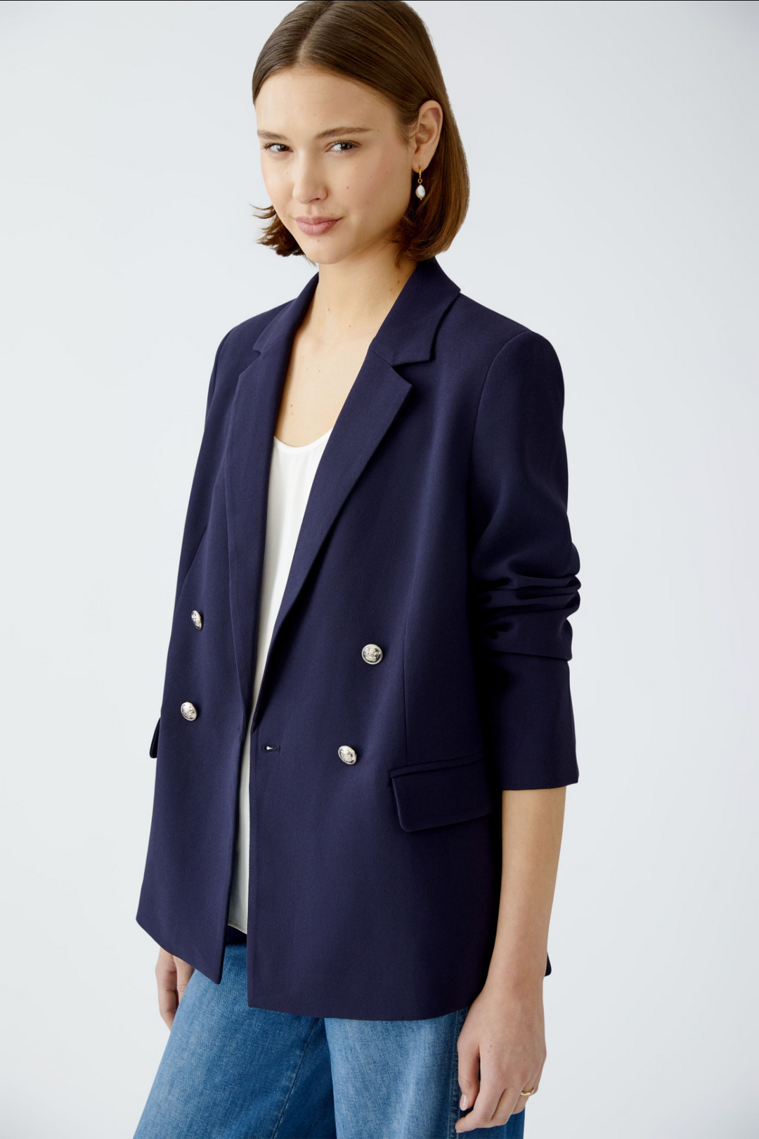 Jacket with gold buttons