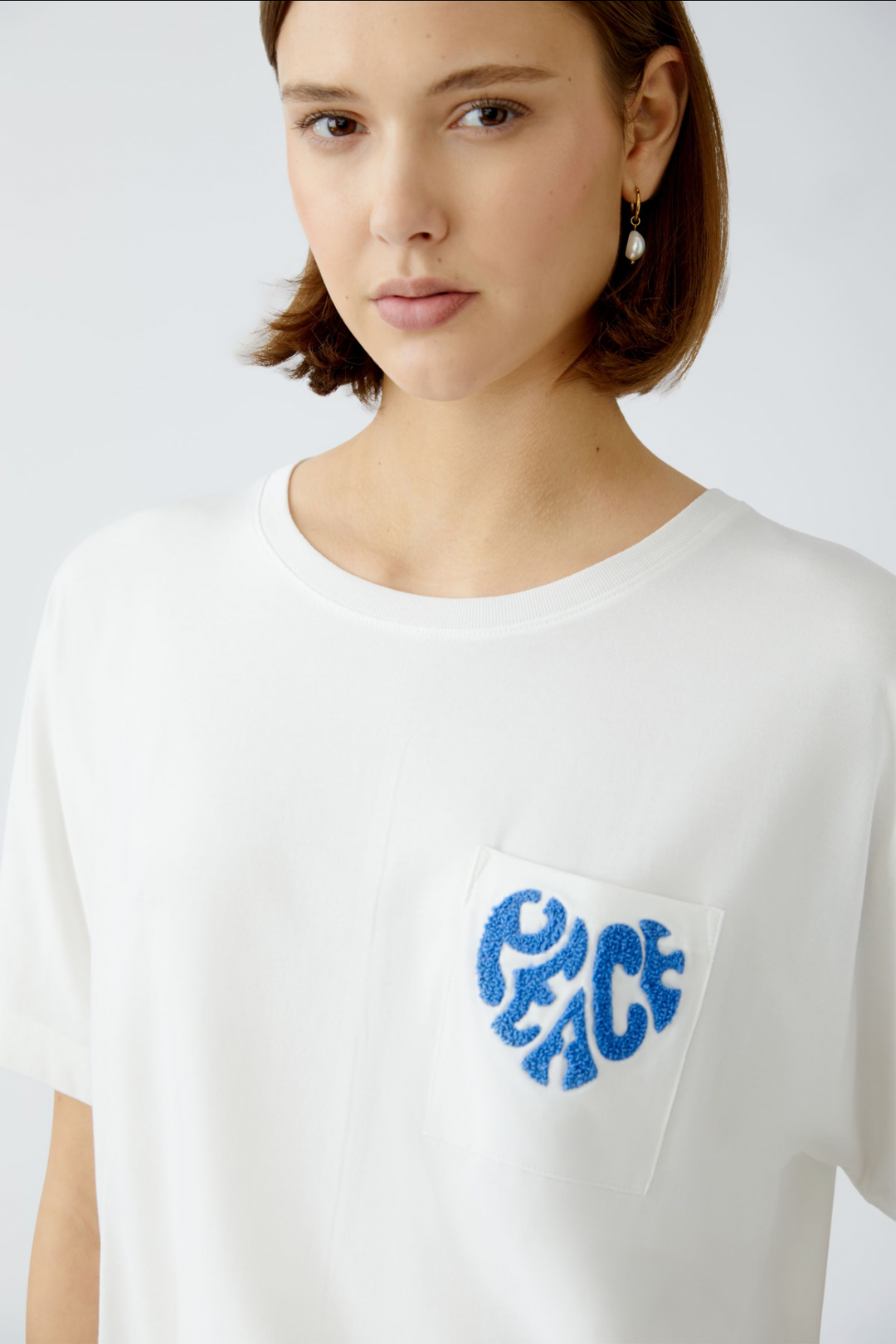 "Peace" printed T-shirt