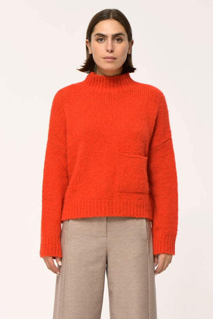 High-neck sweater