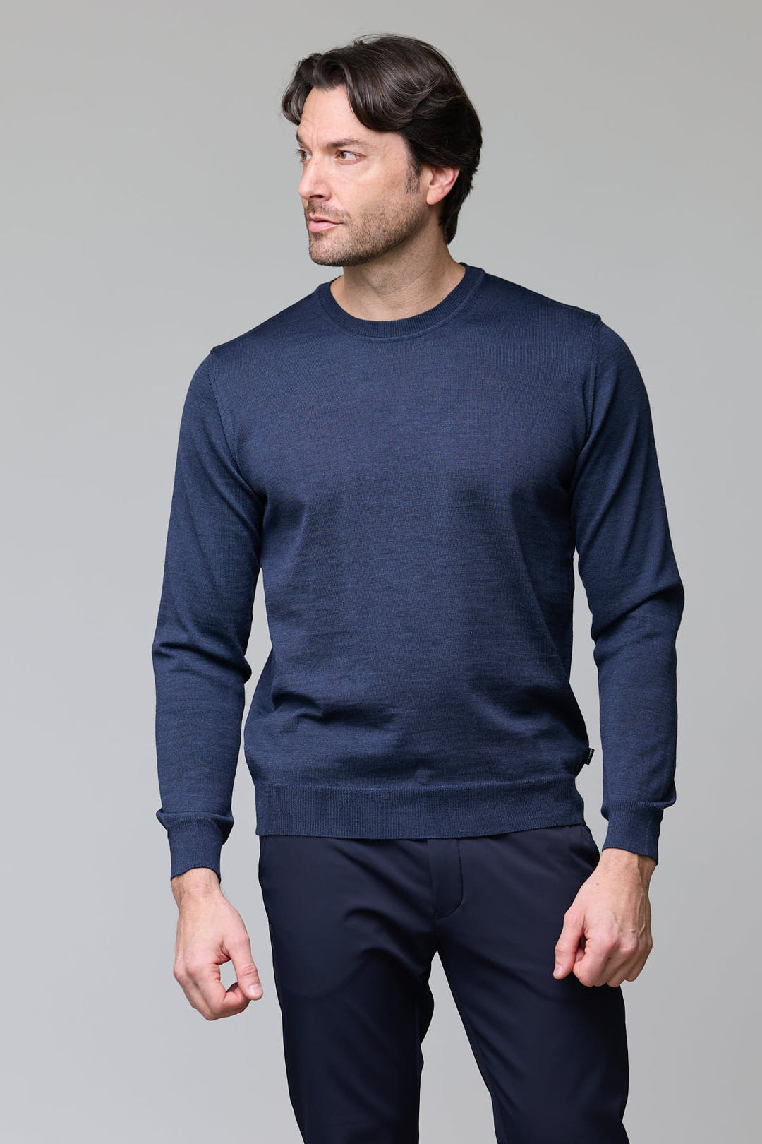Merino wool turtleneck sweater