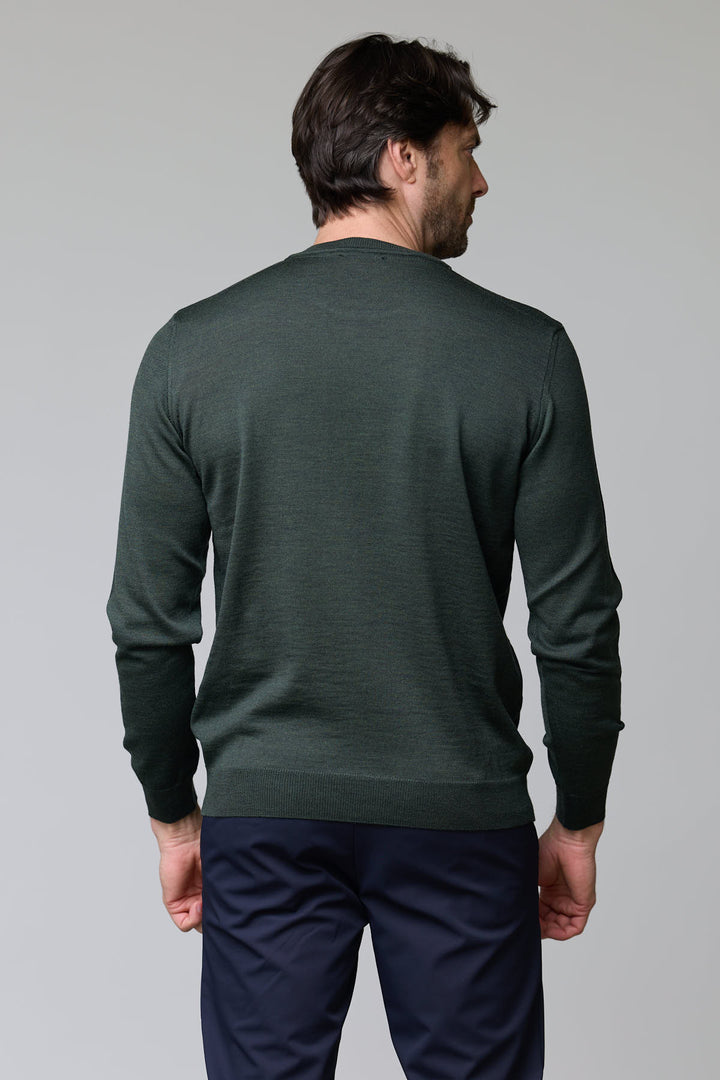 Merino wool turtleneck sweater