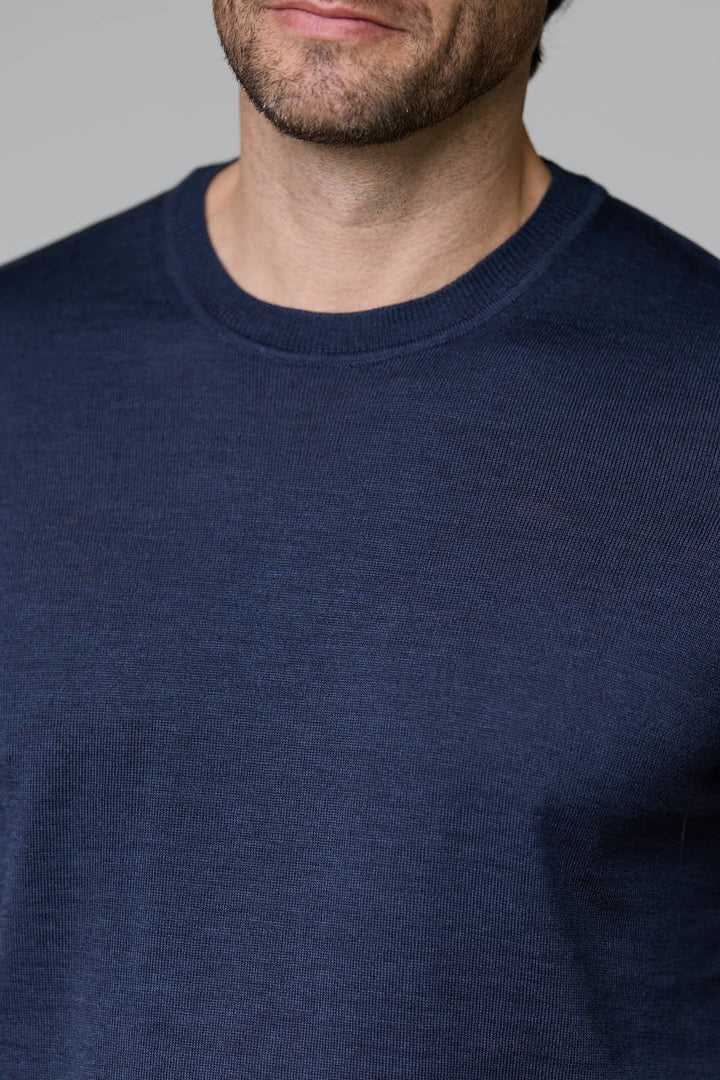 Merino wool turtleneck sweater