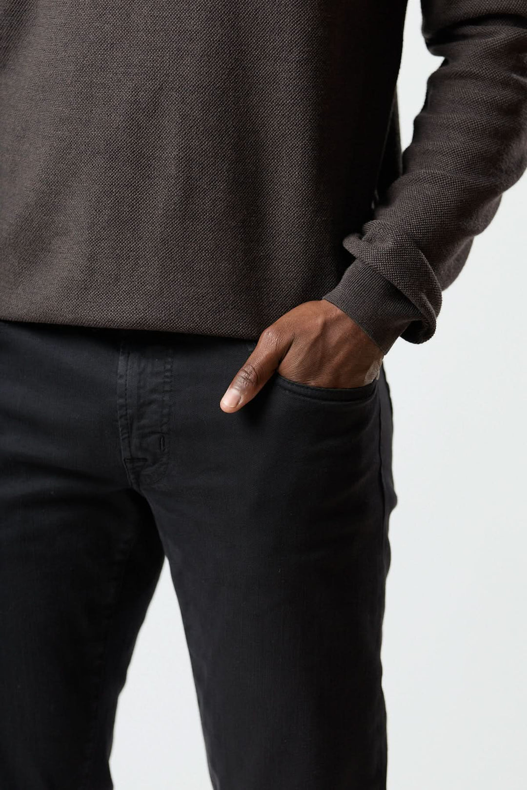 Chandail en laine à col rond