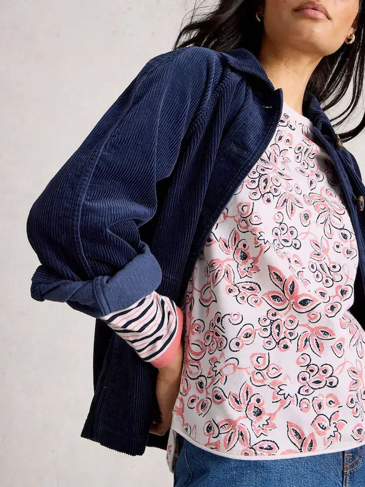 Graphic print sweater