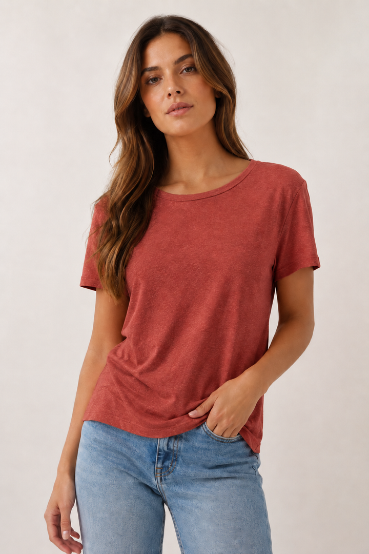 Sophia V-neck Short-Sleeve T-Shirt: A Must-Have