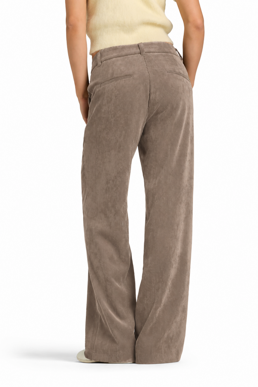 AMELIE Wide-Leg Corduroy Pants 