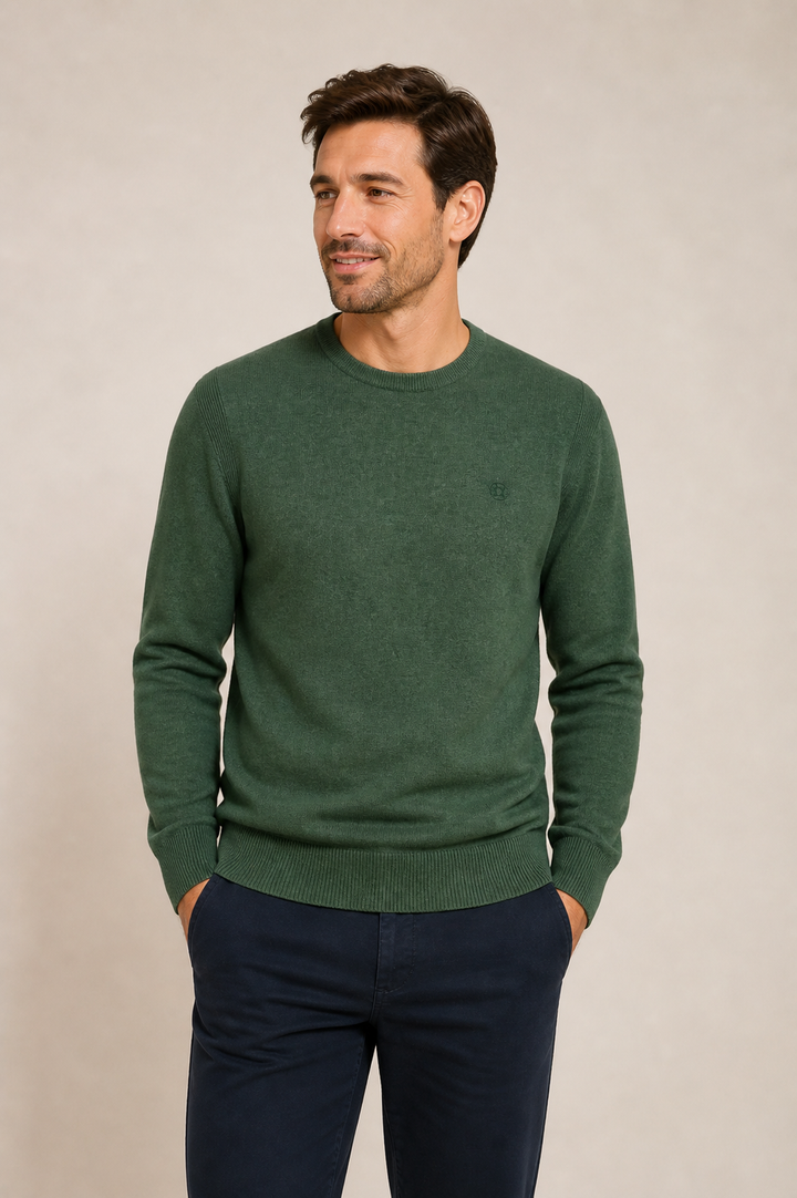 Fine-knit sweater
