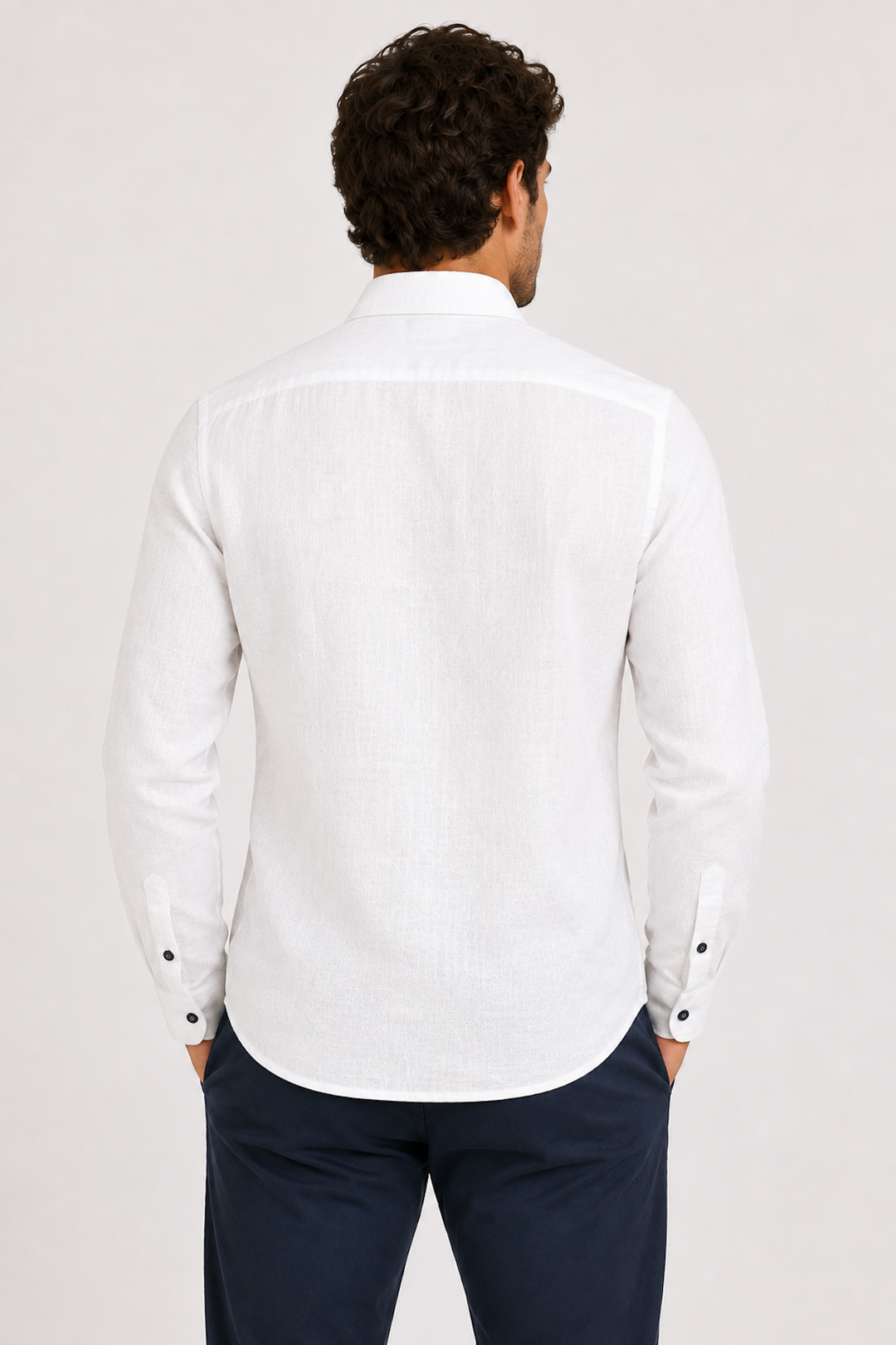 Chemise sport effet lin