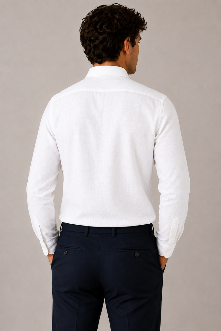 Chemise chambray manches longues