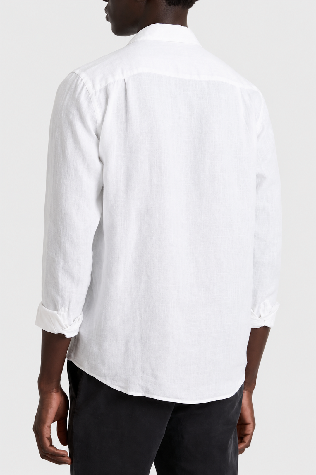 Chemise en lin à poche poitrine