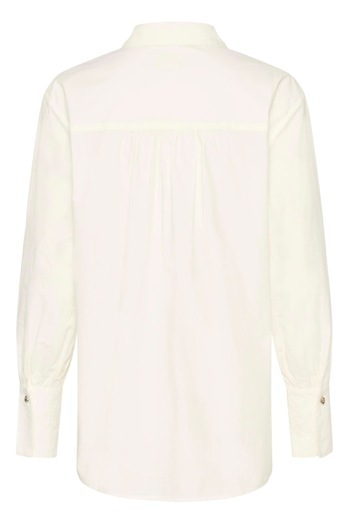 Chemise Alison, chemise blanche élégante en tissu léger, vue de dos