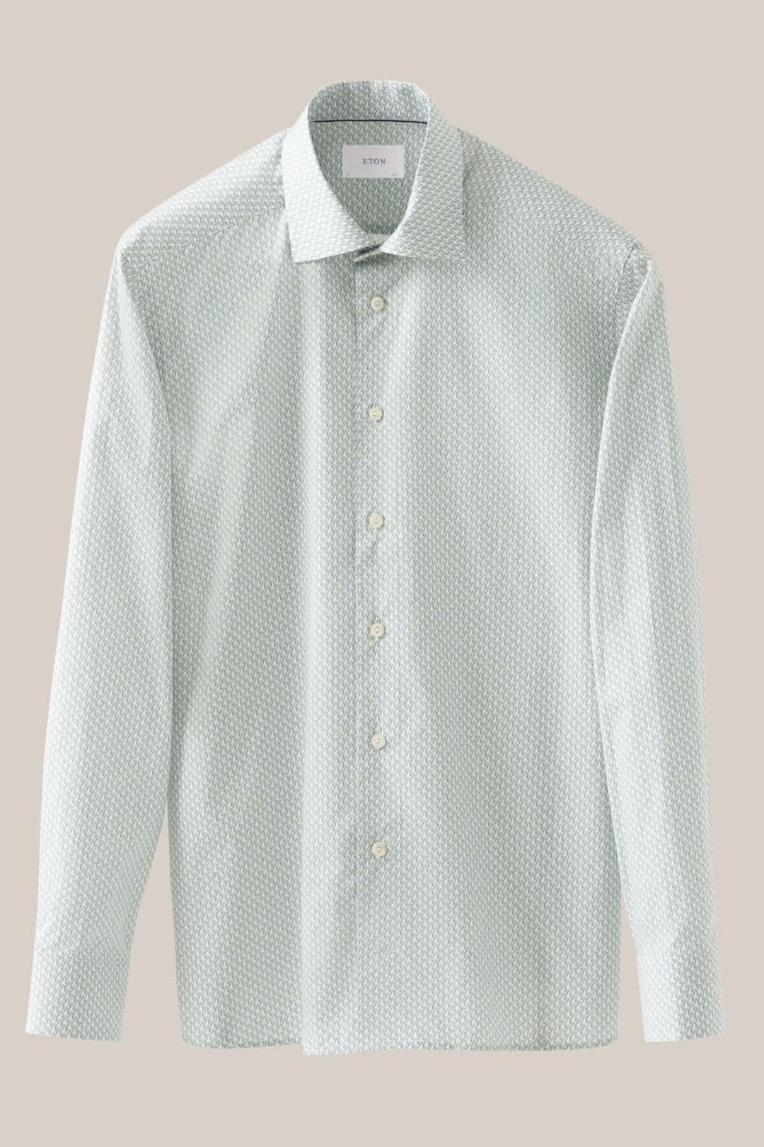 Chemise en coton à imprimé perroquet, motifs verts et bleus pour un style élégant et sophistiqué.