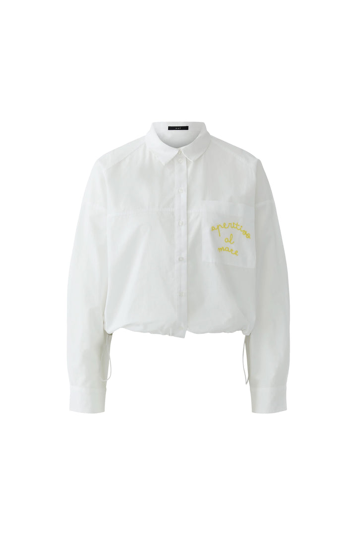 Chemise fluide avec broderie