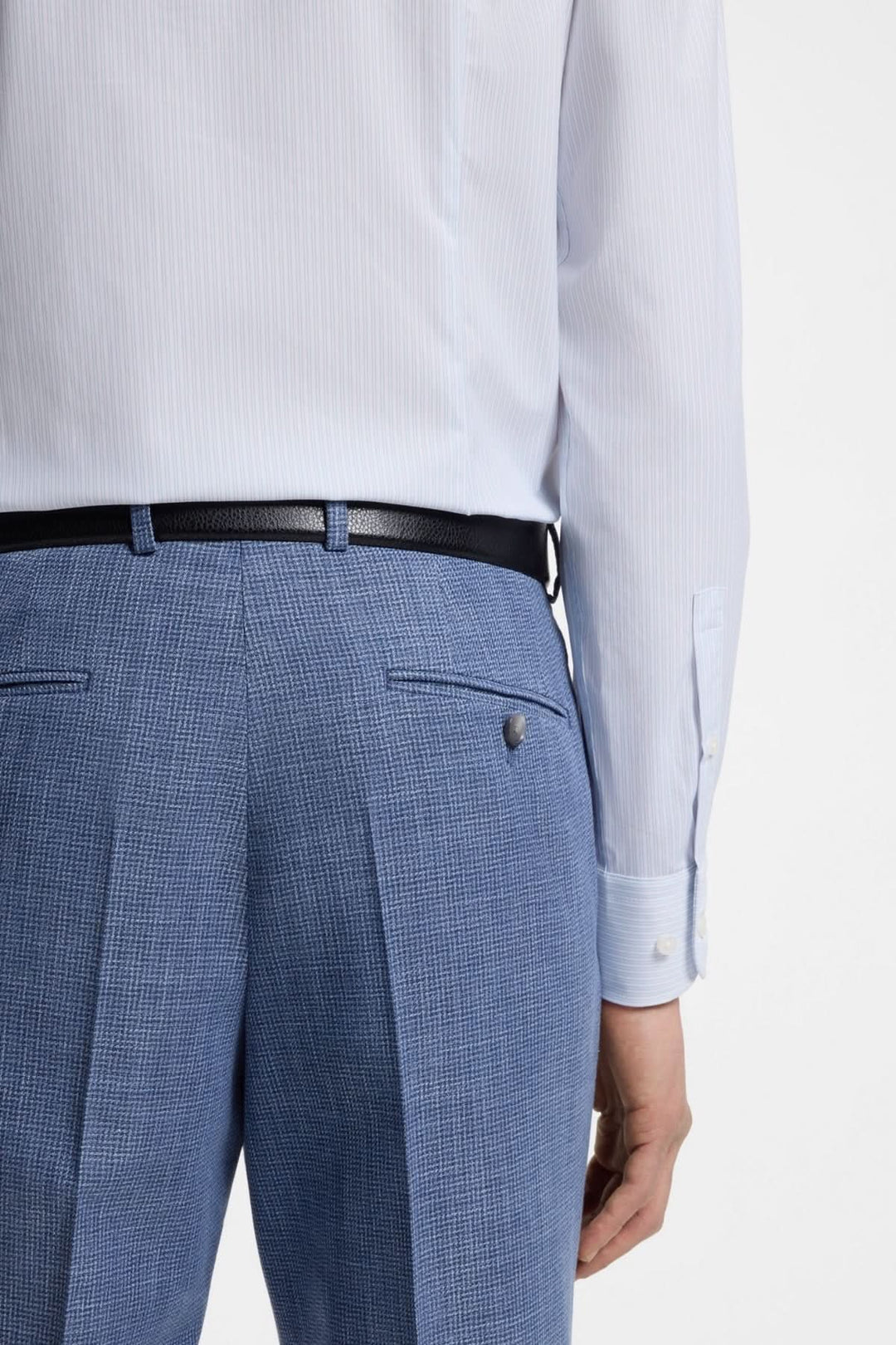 Chemise habillée rayée performance