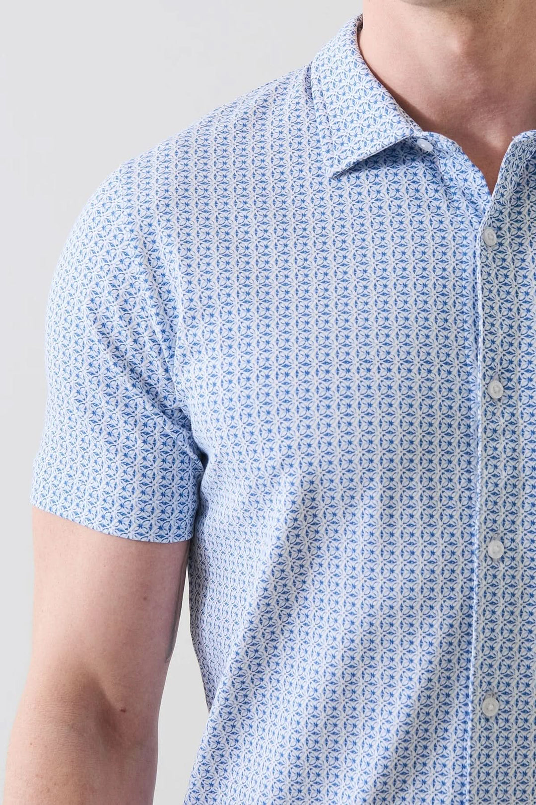 Printed Pima cotton shirt