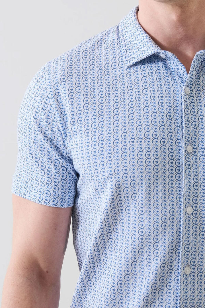 Printed Pima cotton shirt
